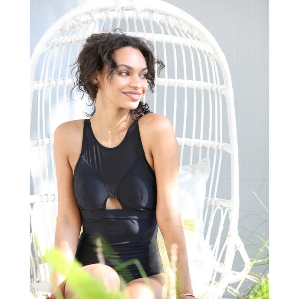 NWT le larc swim shapewear one piece black size XS